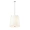 Z-Lite Weston Pendant, 6-Light, 24 In.W x 24 In.H, Brushed Nickel/Cream 3502P24-BN - alternate 8